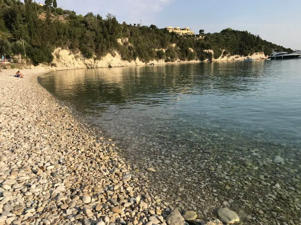 Photo of Lakka Beach after sunrise, Paxos, Greece