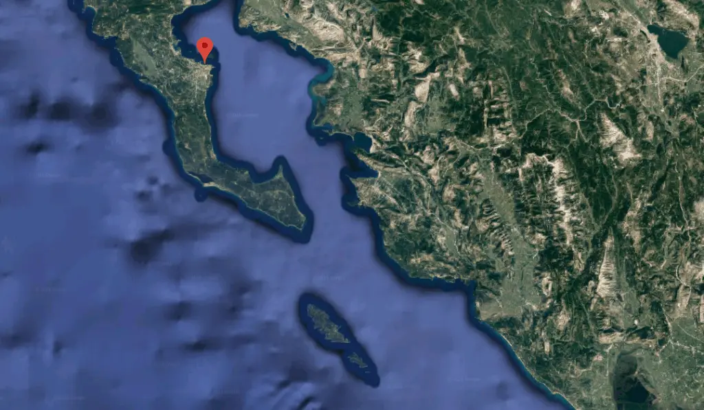 This is where Sette Venti is in relation to Paxos.